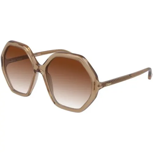 Frame Sunglasses , female, Sizes: 58 MM - Chloé - Modalova