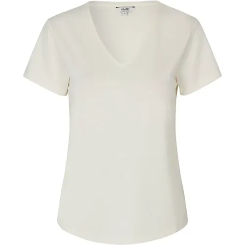 Modal V-Ausschnitt T-Shirt Luvanna - MbyM - Modalova