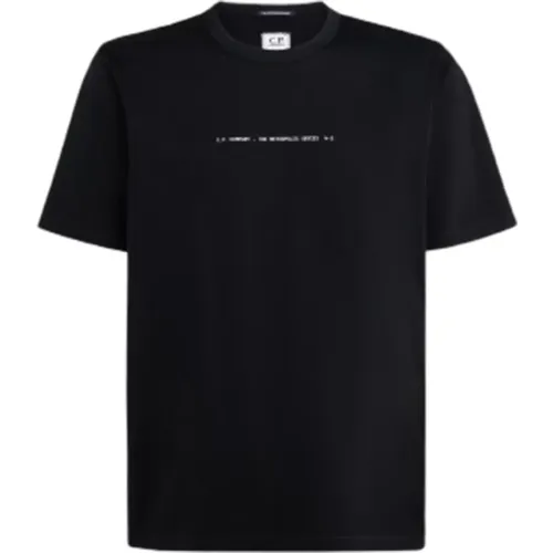 Urban Print T-shirt , Herren, Größe: M - C.P. Company - Modalova