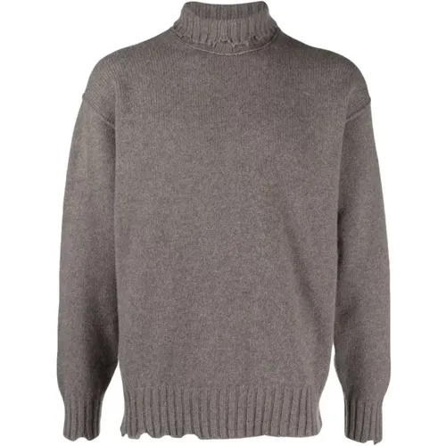 Taupe Knitwear Aw23 , male, Sizes: M - Isabel Benenato - Modalova