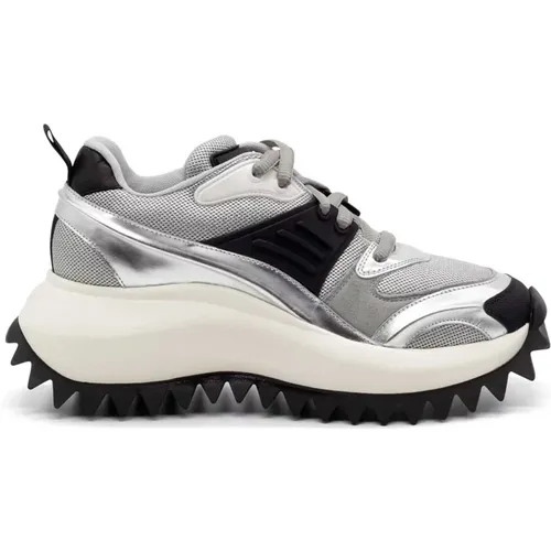 Black/Silver/Black Running Shoes , female, Sizes: 5 UK, 7 UK - Vic Matié - Modalova