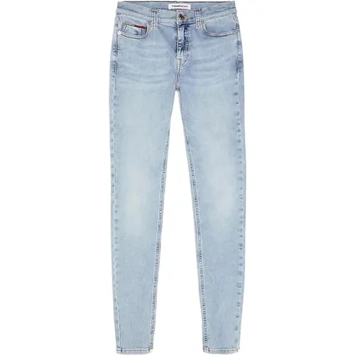 Classic Skinny Jeans with Faded Wash , female, Sizes: W28 L30, W27 L30, W26 L30, W25 L30 - Tommy Hilfiger - Modalova