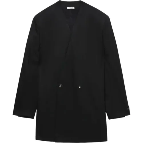 Single-Breasted Oversized Jacket , male, Sizes: S - Fear Of God - Modalova