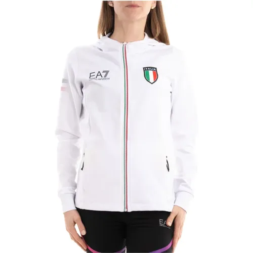 Sweatshirt , female, Sizes: S - Emporio Armani EA7 - Modalova