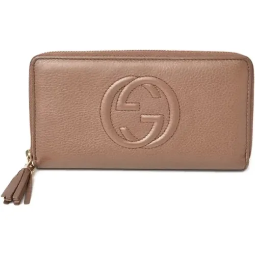 Pre-owned Leather wallets , female, Sizes: ONE SIZE - Gucci Vintage - Modalova