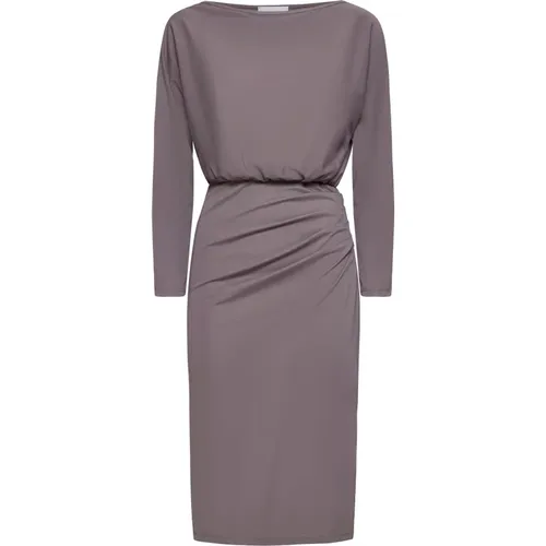 Elegant Dove Grey Dress Collection , female, Sizes: M, XS, L, S - Kaos - Modalova