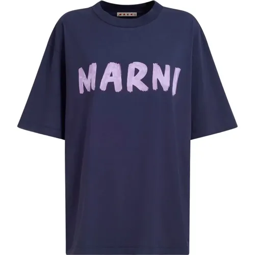 Stilvolle T-Shirts und Polos , Damen, Größe: L - Marni - Modalova