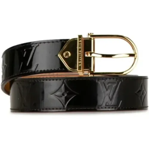 Pre-owned Leather belts , female, Sizes: ONE SIZE - Louis Vuitton Vintage - Modalova