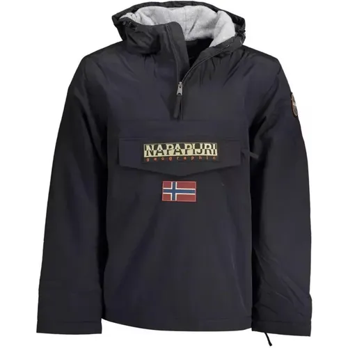 Regenwaldjacke mit zentralem Reißverschluss , Herren, Größe: 2XL - Napapijri - Modalova