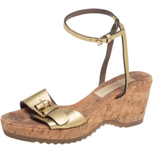 Pre-owned Fabric sandals , female, Sizes: 7 1/2 UK - Stella McCartney Pre-owned - Modalova
