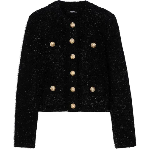 Single-Breasted Jacket , female, Sizes: XS, S - Balmain - Modalova