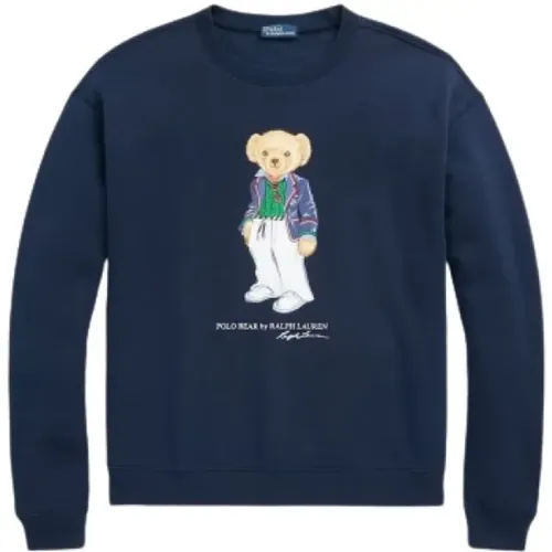 Bear Sweatshirt , female, Sizes: XS, XL, S, L, M - Polo Ralph Lauren - Modalova