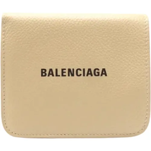 Pre-owned Leather wallets , female, Sizes: ONE SIZE - Balenciaga Vintage - Modalova