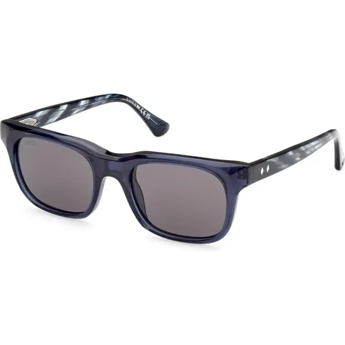 Herren Stylische Sonnenbrille , Herren, Größe: 53 MM - WEB Eyewear - Modalova