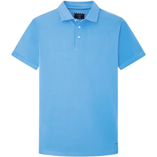 Baumwoll-Polo-Shirt , Herren, Größe: XL - Hackett - Modalova