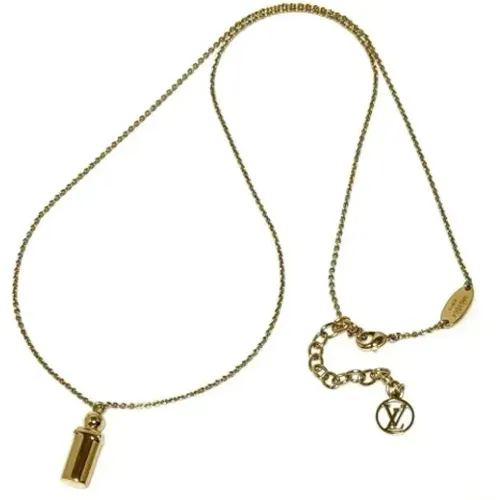 Pre-owned Metal necklaces , female, Sizes: ONE SIZE - Louis Vuitton Vintage - Modalova