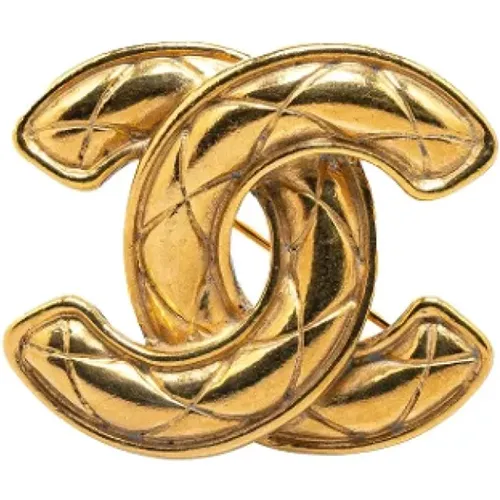 Pre-owned Metal brooches , female, Sizes: ONE SIZE - Chanel Vintage - Modalova