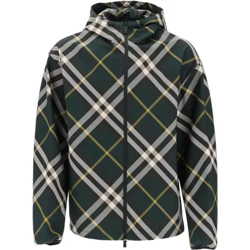 Ered hooded jacket , male, Sizes: L, M - Burberry - Modalova