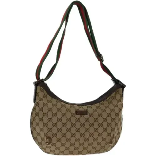 Pre-owned Canvas shoulder-bags , female, Sizes: ONE SIZE - Gucci Vintage - Modalova