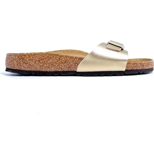 Goldene Sandalen Madrid Kollektion 2024 , Damen, Größe: 40 EU - Birkenstock - Modalova