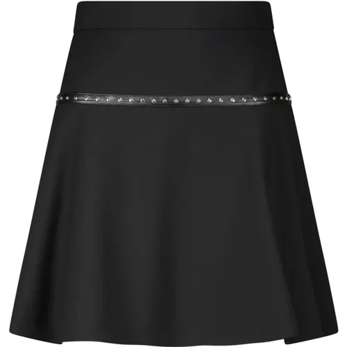 Studded A-Line Mini Skirt , female, Sizes: L, S, XS, XL, M - Hugo Boss - Modalova