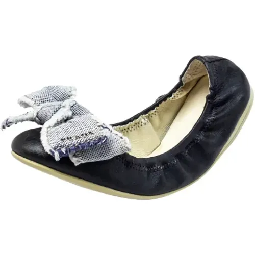 Pre-owned Leder flats , Damen, Größe: 36 EU - Prada Vintage - Modalova