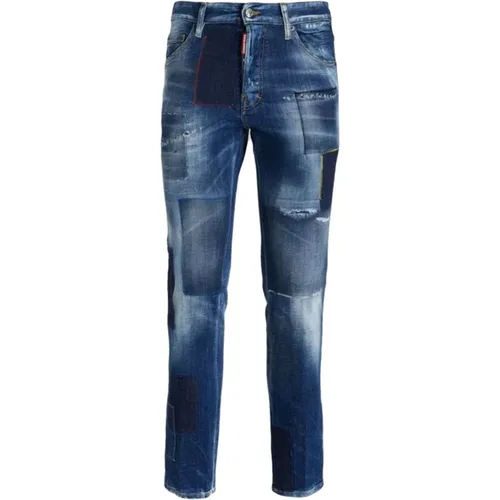 Toppe Cool Guy Slim-fit Jeans , male, Sizes: XL - Dsquared2 - Modalova