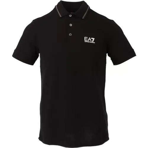 Ea7 Men's Polo , male, Sizes: S - Emporio Armani EA7 - Modalova