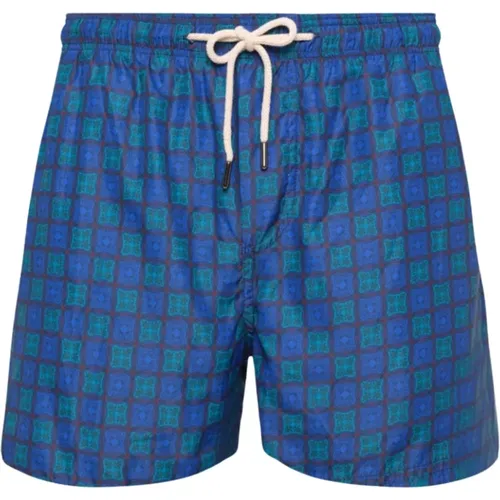 Mediterranean Style Swim Shorts , male, Sizes: XL, M, S, 2XL - Peninsula - Modalova