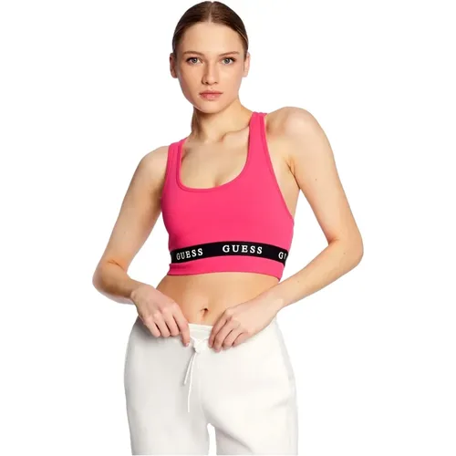 Guess, Top Pink, Damen, Größe: L - Guess - Modalova