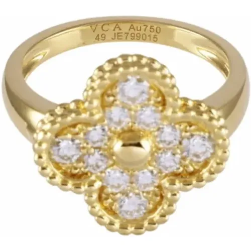 Pre-owned Gold rings , unisex, Sizes: ONE SIZE - Van Cleef & Arpels Pre-owned - Modalova