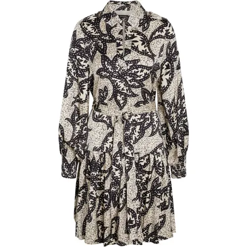 Sand Print A-line Dress , female, Sizes: S, M, XS, XL, L - Bruuns Bazaar - Modalova