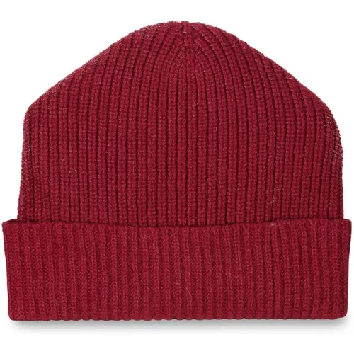 Kaschmir Beanie mit Umschlag - Zanieri - Modalova