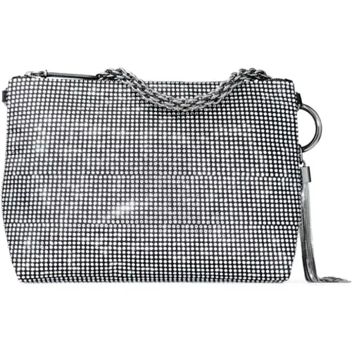 Schwarze Wildleder Glitzernde Tasche - Jimmy Choo - Modalova