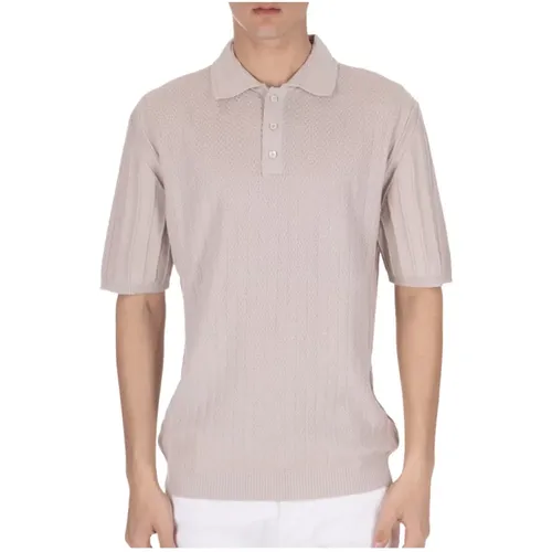 Ultra-soft Cotton Polo Shirt , male, Sizes: S, M, XL - Daniele Fiesoli - Modalova