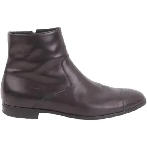 Pre-owned Leder boots , Damen, Größe: 42 EU - Prada Vintage - Modalova