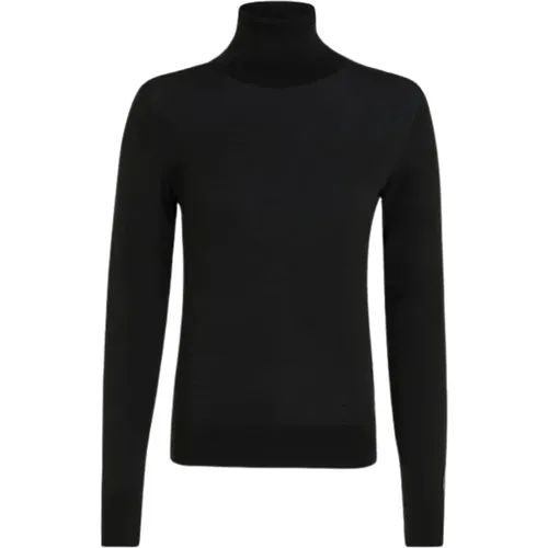 Fitted Turtleneck with Sheer Back , female, Sizes: XS, M, S, L - Calvin Klein - Modalova