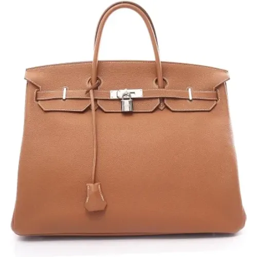 Pre-owned Leather handbags , female, Sizes: ONE SIZE - Hermès Vintage - Modalova