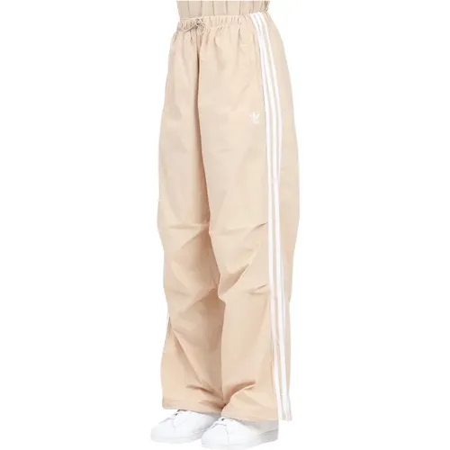 Weite Hose mit 3 Streifen , Damen, Größe: S - adidas Originals - Modalova