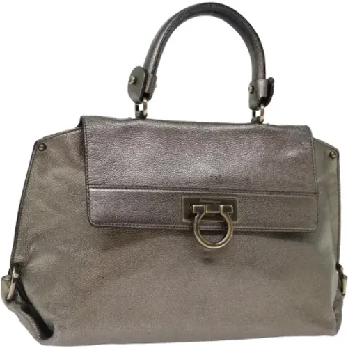 Pre-owned Leather handbags , female, Sizes: ONE SIZE - Salvatore Ferragamo Pre-owned - Modalova