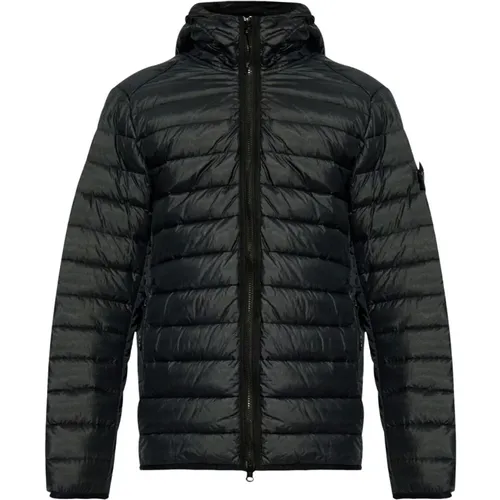 Hooded Puffer Jacket , male, Sizes: L, M, S, XL - Stone Island - Modalova