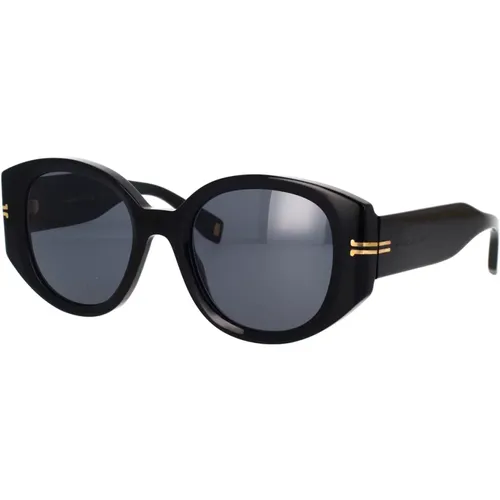 Stylish Sunglasses with Leopard Print Design , unisex, Sizes: 51 MM - Marc Jacobs - Modalova