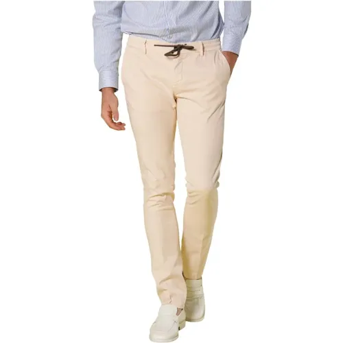 Slim Fit Baumwolle Tencel Jogger Hose , Herren, Größe: L - Mason's - Modalova