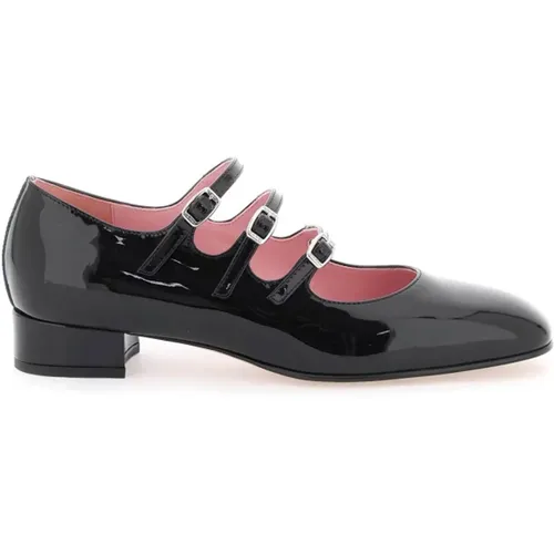 Patent Leather Mary Jane Shoes , female, Sizes: 4 UK, 8 UK, 6 UK - Carel - Modalova