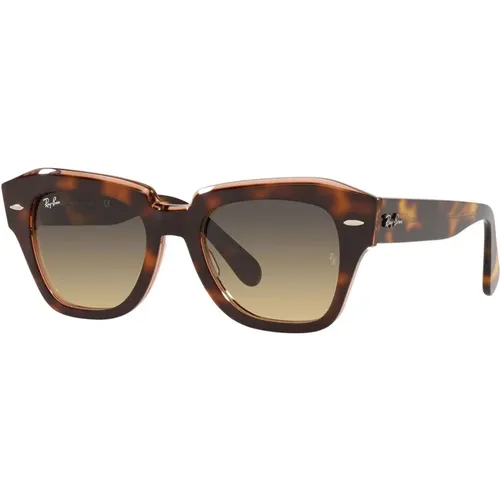 Quadratische Sonnenbrille State Street Rb2186 , unisex, Größe: 49 MM - Ray-Ban - Modalova