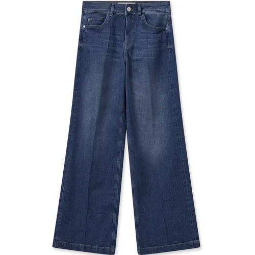 Stina Jeans Trousers 161560 Dark , female, Sizes: W28 - MOS MOSH - Modalova
