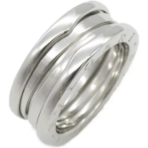 Pre-owned White Gold rings , female, Sizes: ONE SIZE - Bvlgari Vintage - Modalova