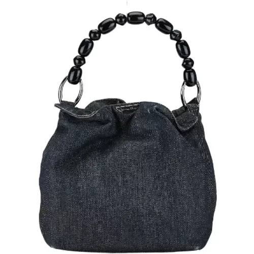 Pre-owned Denim handbags , female, Sizes: ONE SIZE - Dior Vintage - Modalova