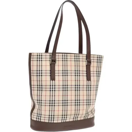 Pre-owned Canvas totes , female, Sizes: ONE SIZE - Burberry Vintage - Modalova