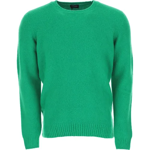 Stylish Round-Neck Knitwear Sweaters , male, Sizes: L - Drumohr - Modalova